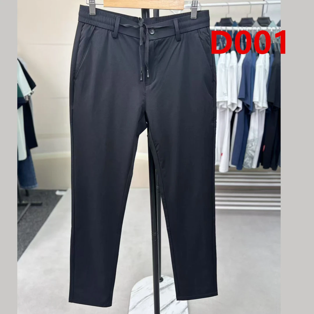 D运动新款春夏季黑色男士运动裤舒适百搭弹力松紧腰休闲长裤男