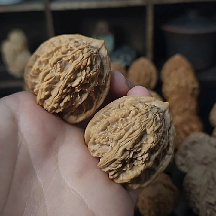 吊坠文玩核桃39虎头