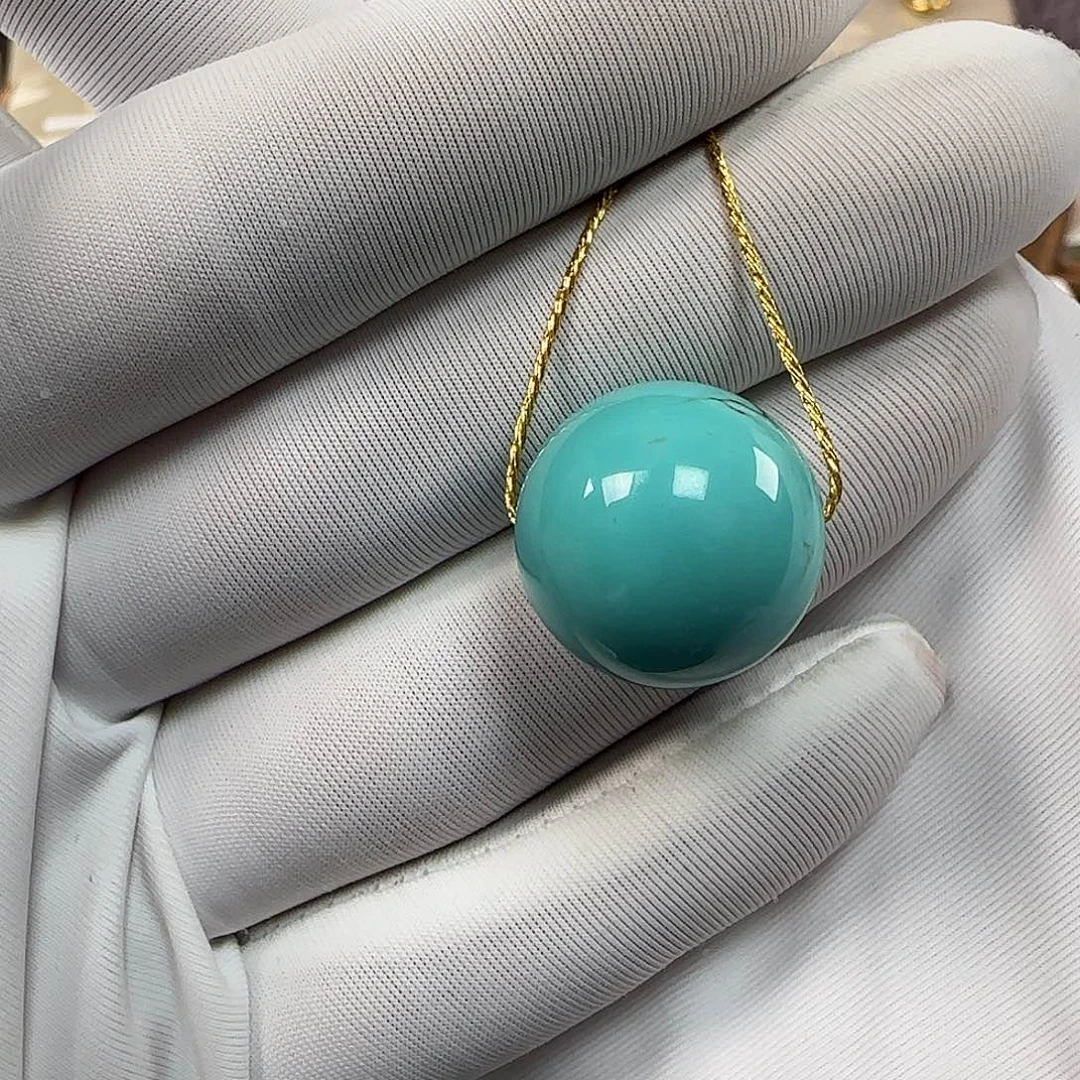 绿松石未镶嵌16mm➕单珠