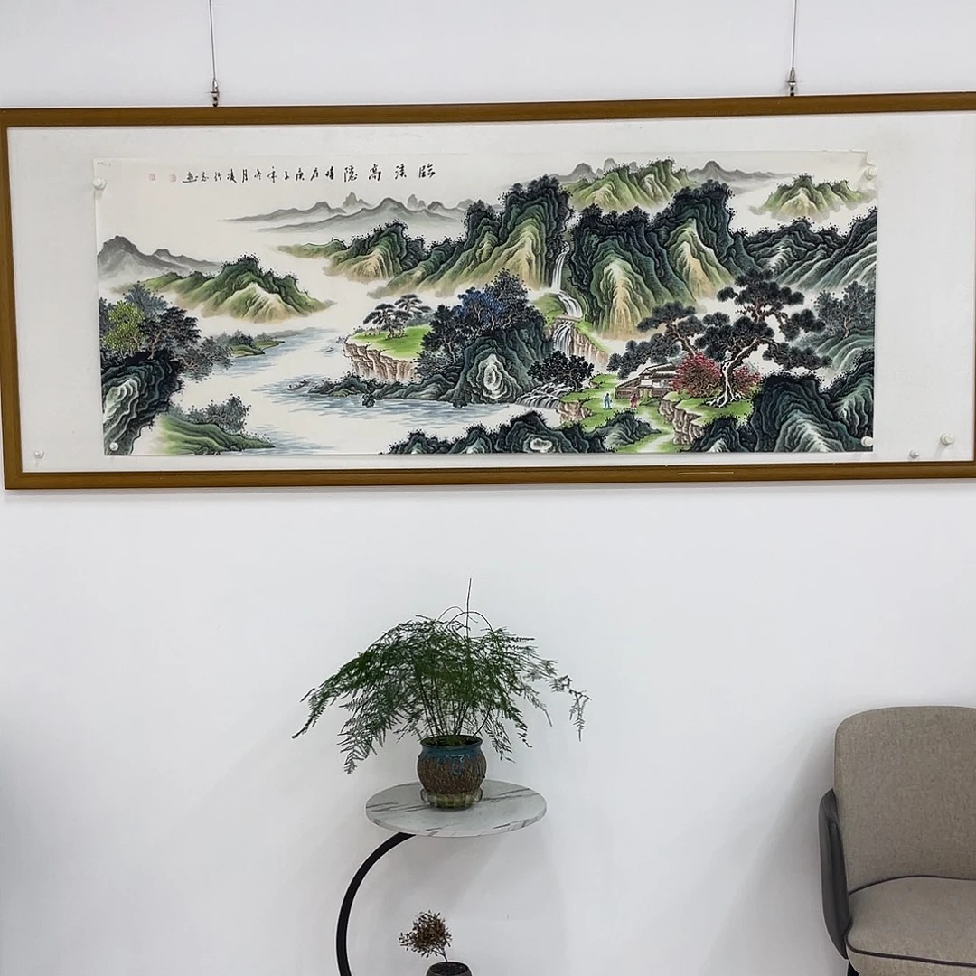 国画凌行志手绘作品