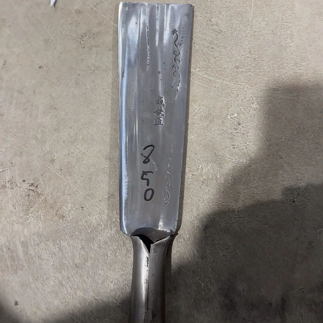 高碳锰钢弹簧钢工锻打砍柴刀