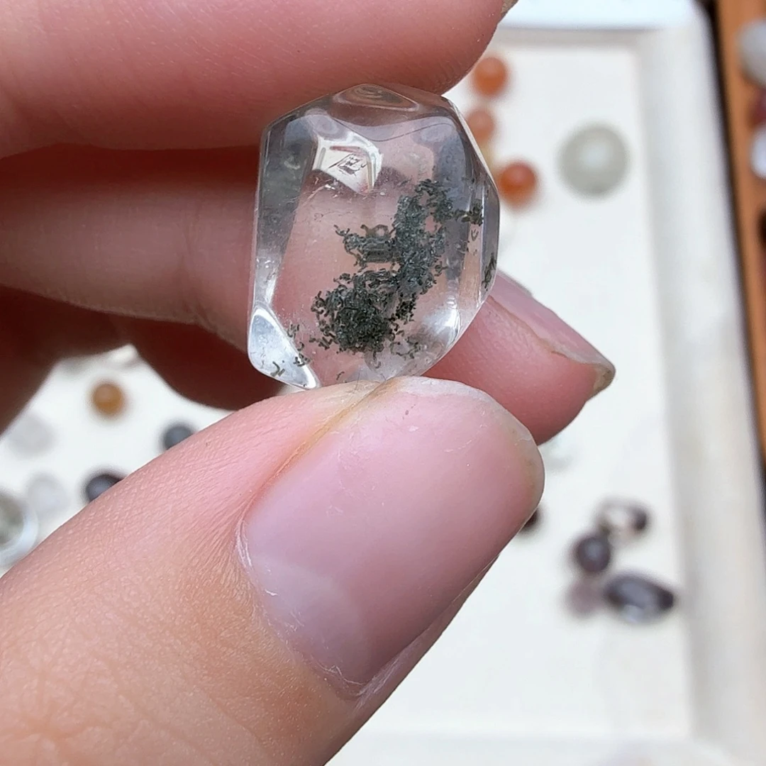 谁***谁未镶嵌珠宝半成品紫晶