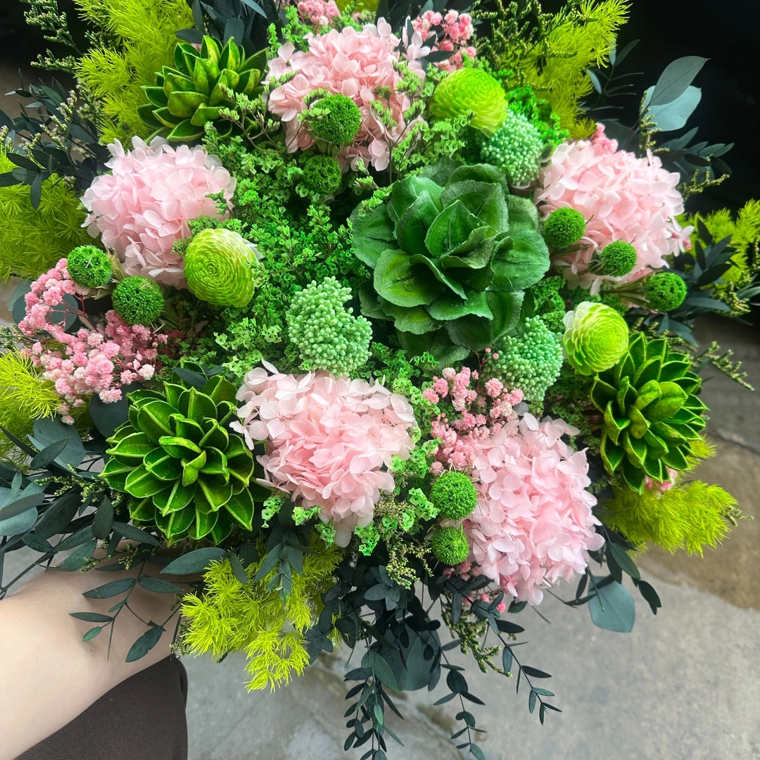 【夏日与荷】永生花束高级感小众适合家居装饰摆放不凋谢