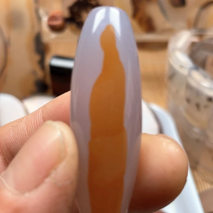 玛瑙/玉髓吊坠未镶嵌泉*