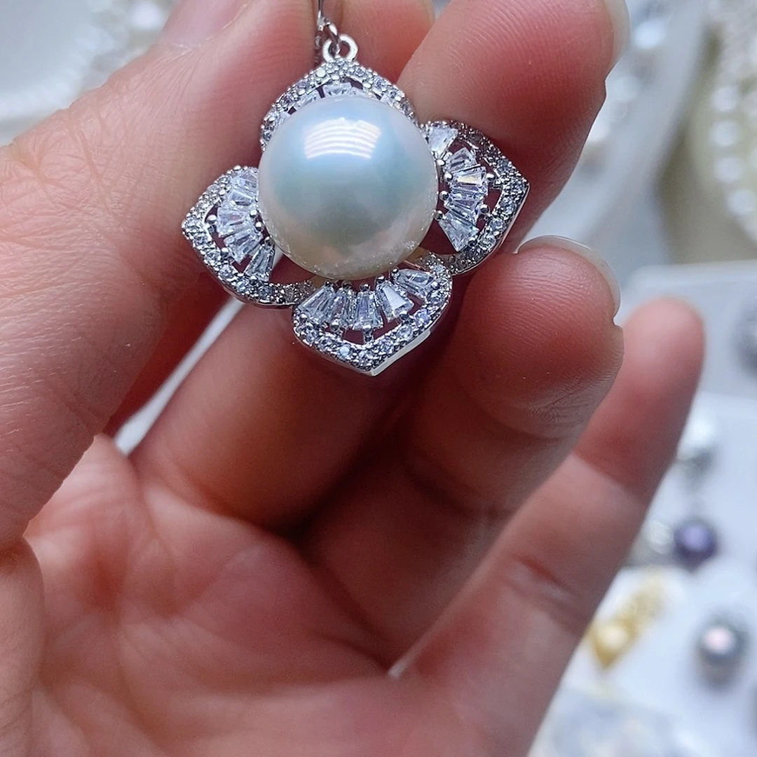 未镶嵌吊坠淡水珍珠