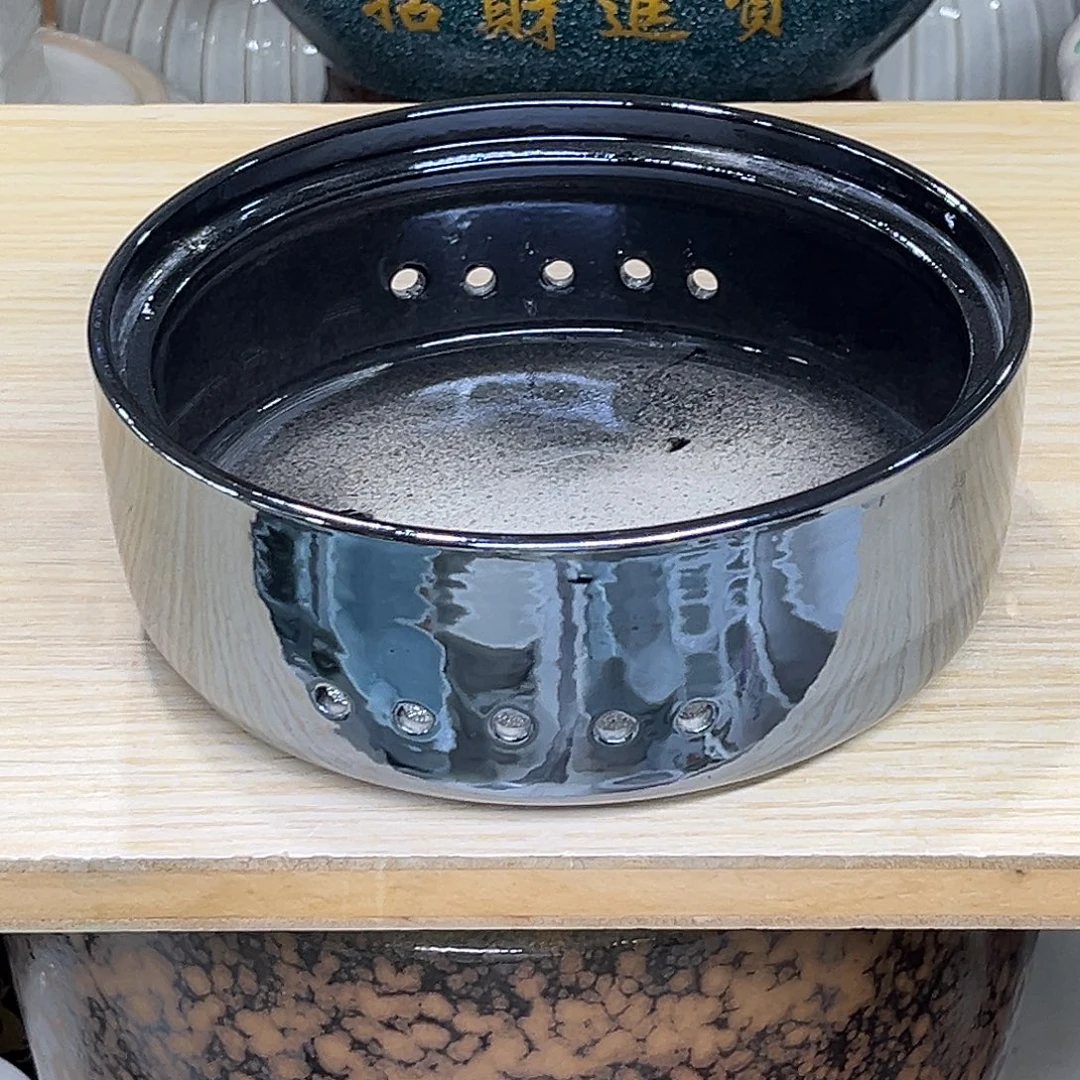 陶瓷绿植多肉微瑕花盆口径17*6.5