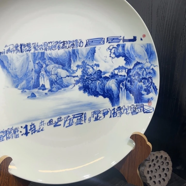 瑞***茶瓷片陶瓷手绘 陶瓷作品