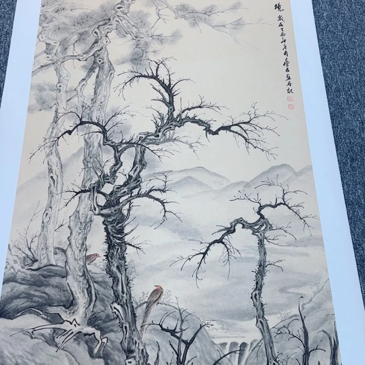 手绘作品全场放大漏
