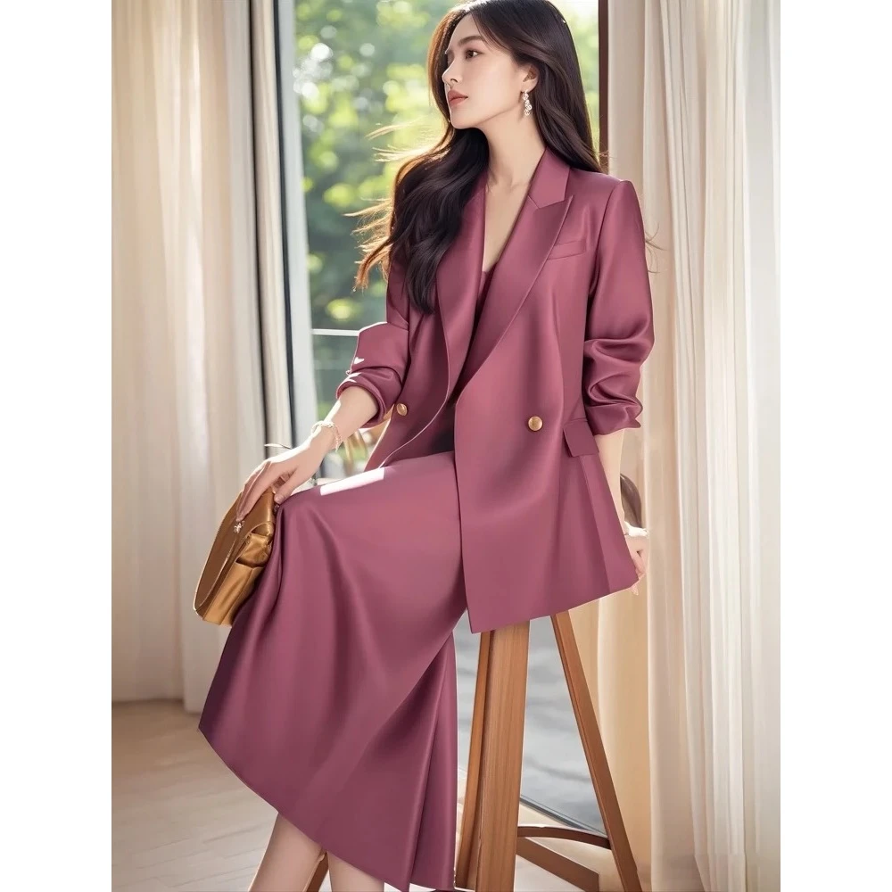 秋季穿搭气质高端时尚小香风西装小香风套装衣服职业