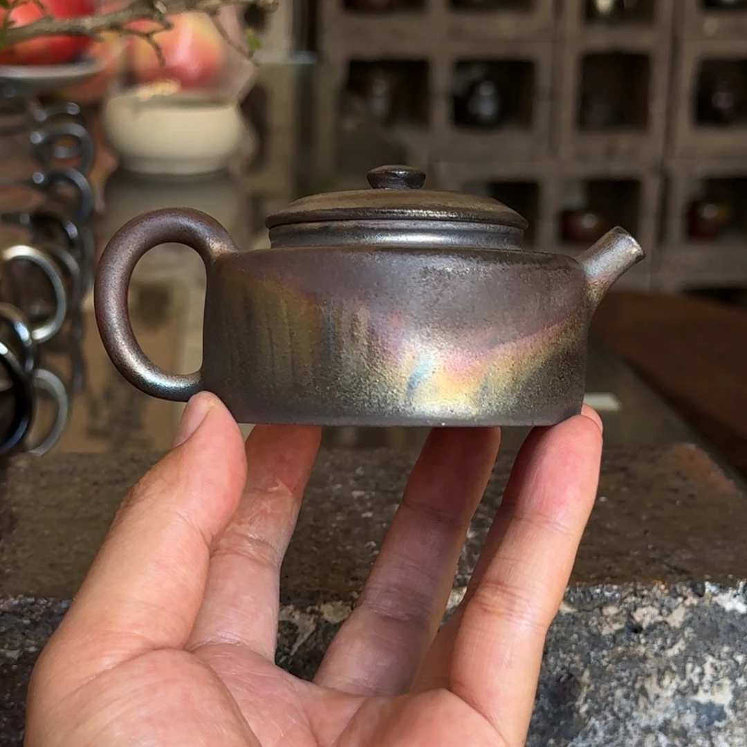 建水紫陶紫泥柴烧茶具