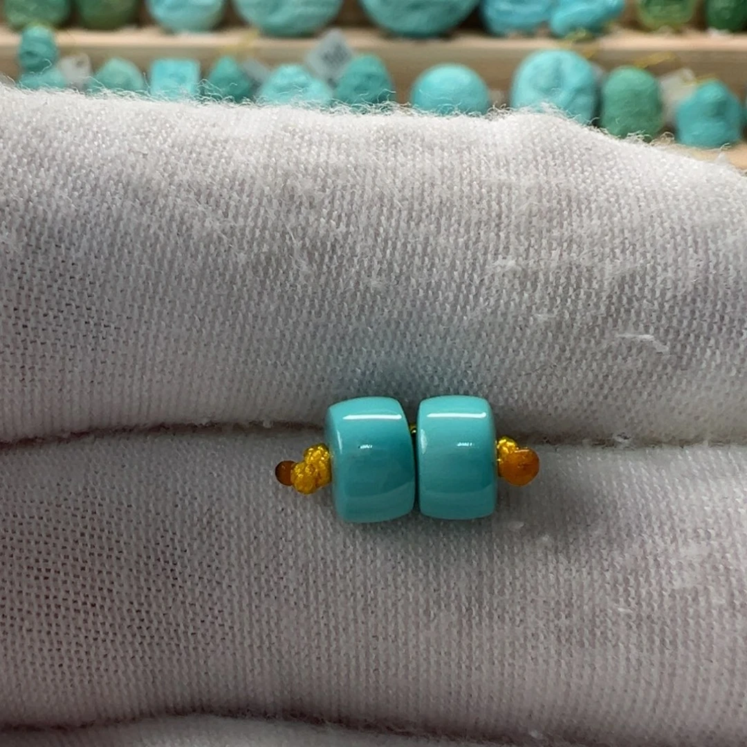 未镶嵌绿松石直切珠 6.5mm