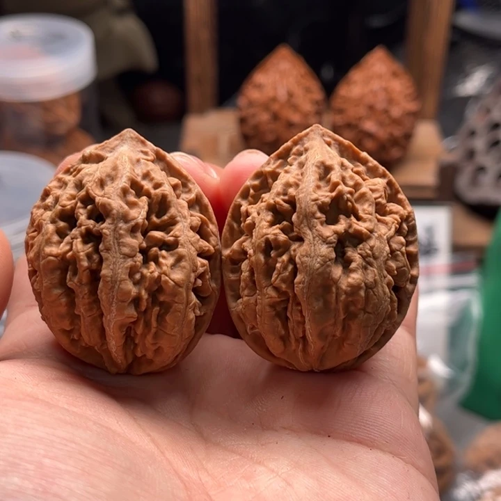 把件文玩核桃楸大胖46瑕疵