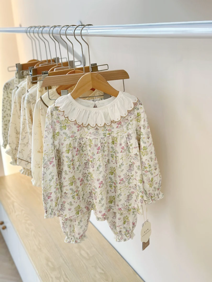 2025春秋款新款婴幼儿韩版家居服套装精灵宝贝91625102宝宝长袖
