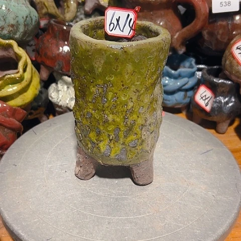 粗陶花盆手工花盆制作就这样