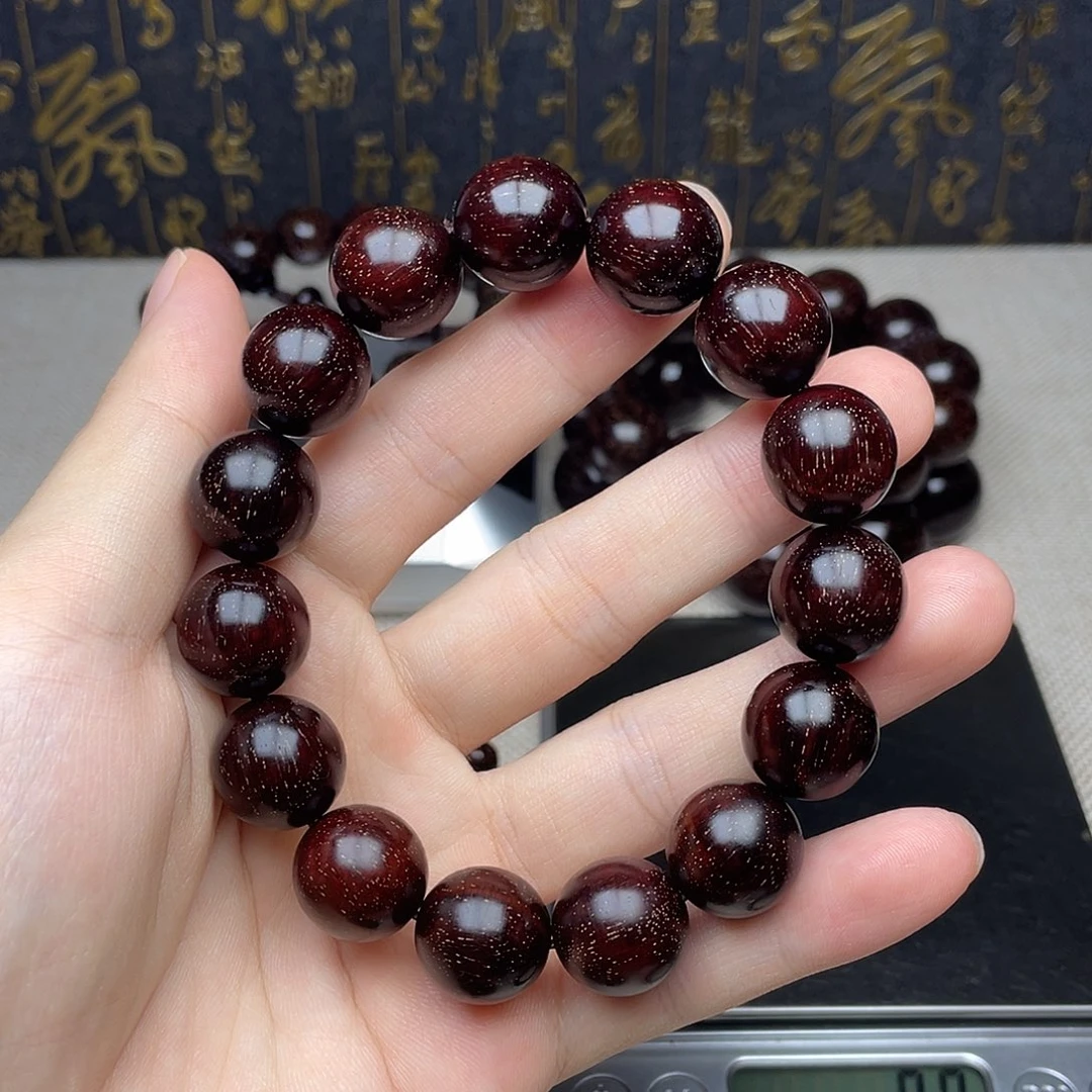 檀香紫檀（小叶紫檀）1.5 15颗 高油密多金星