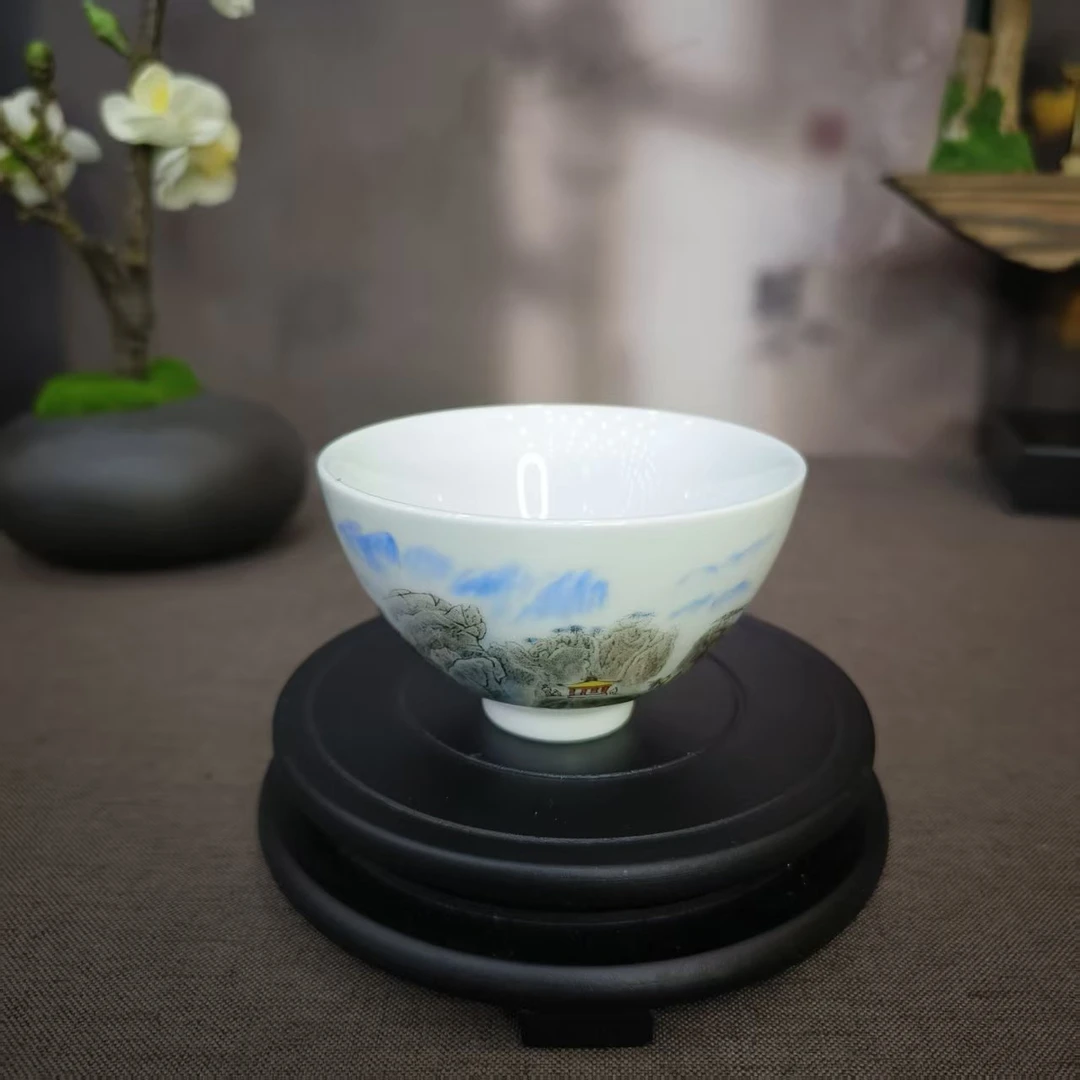 【百善瓷业】黄山四千仞主人杯-GH