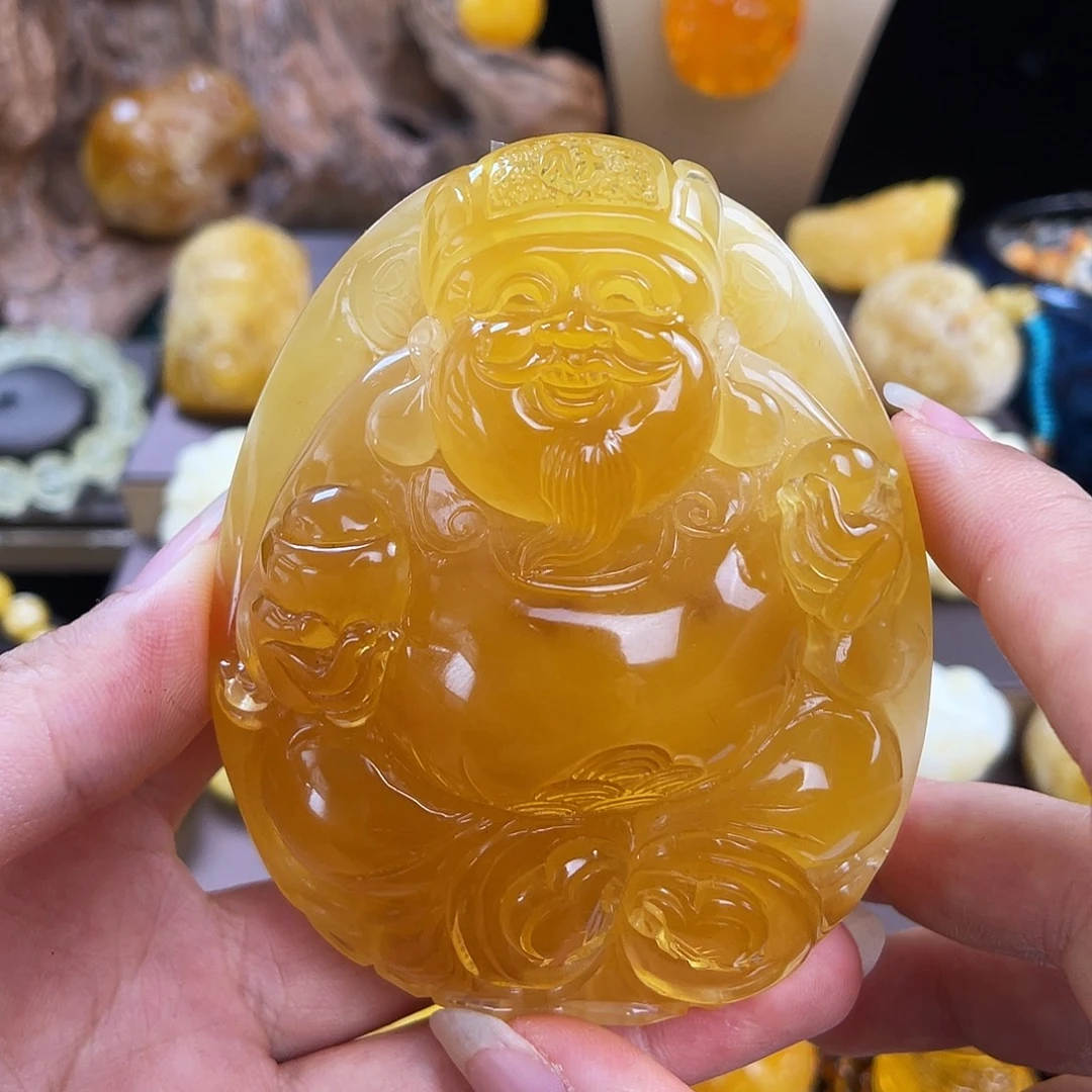 琥珀未镶嵌珠宝奇石