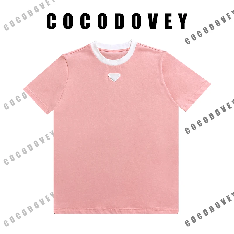 【COCODOVEY】方格短袖上衣百搭休闲春夏纯棉T恤2939