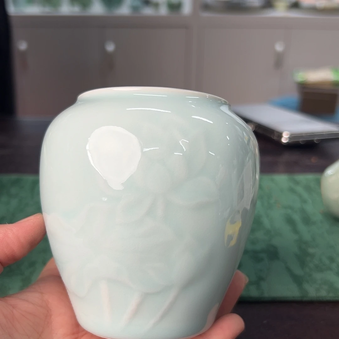 云间青瓷龙泉小米茶器