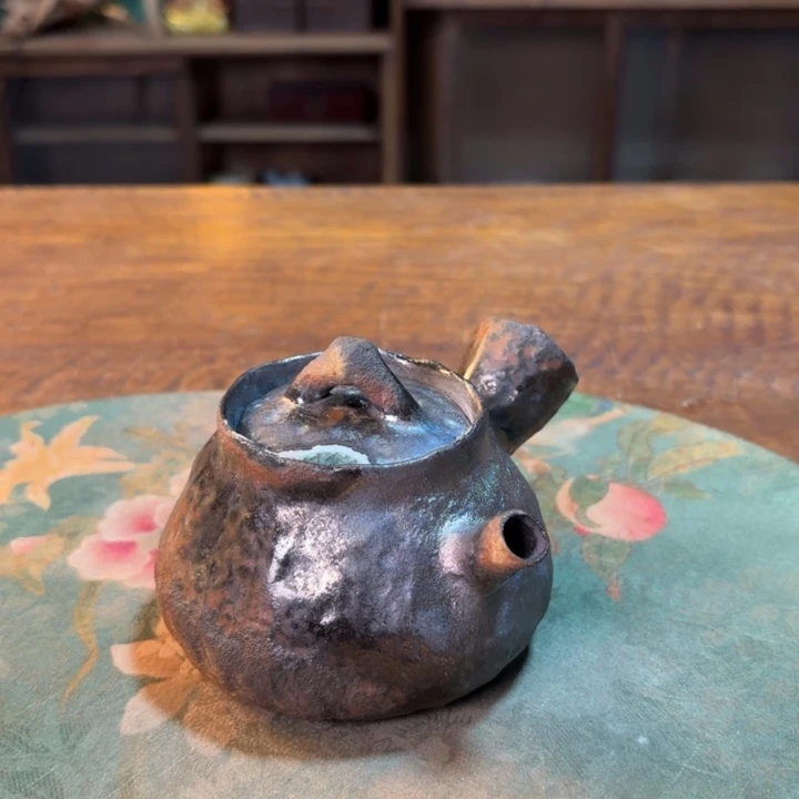 柴烧纯手工手绘陶瓷