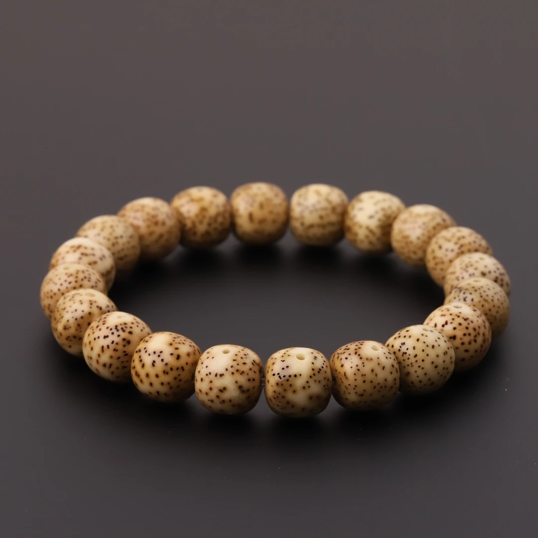 S7029【陈化星月】海南大尺星月菩提老型单圈男女手串（送工具）