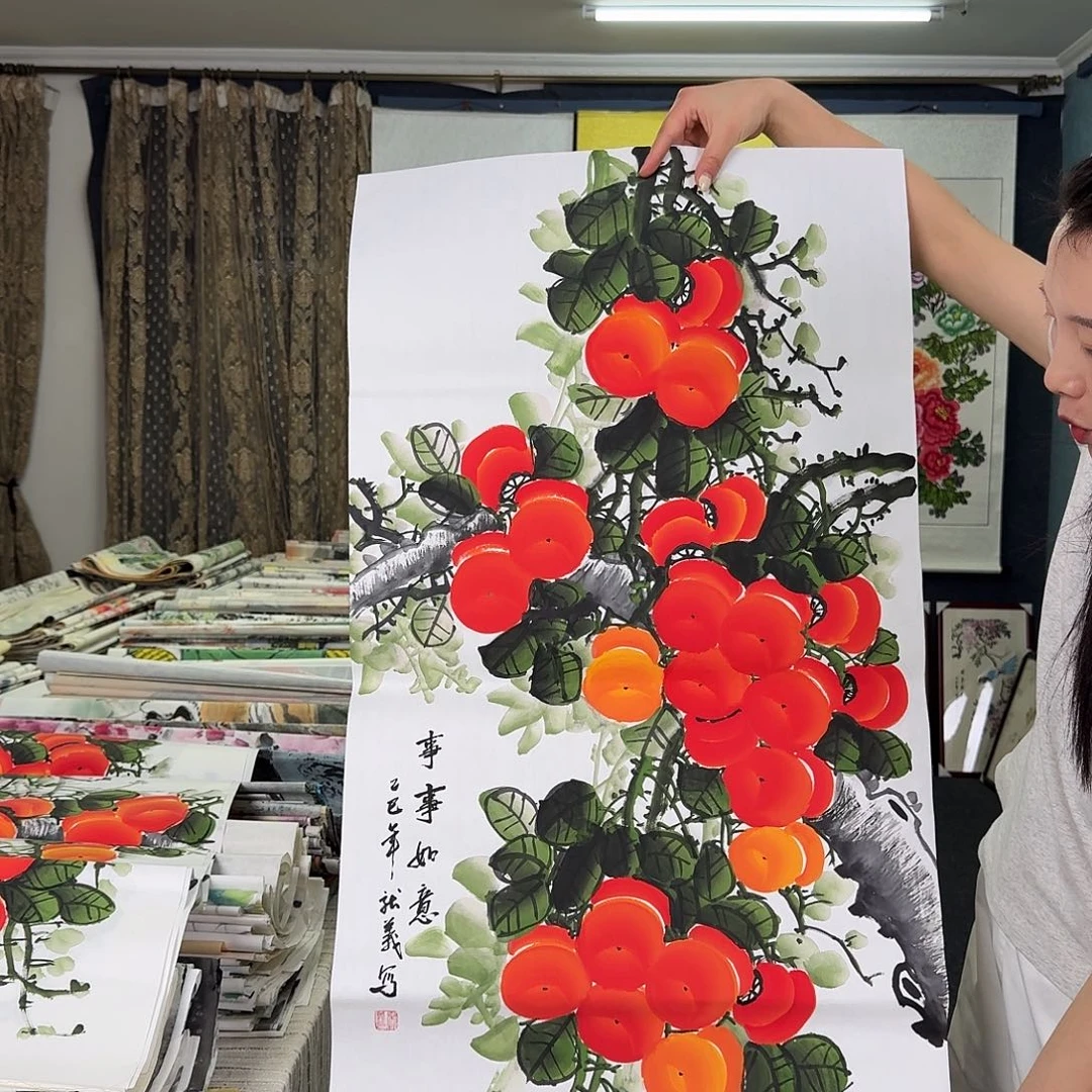 纯手绘年画好作品