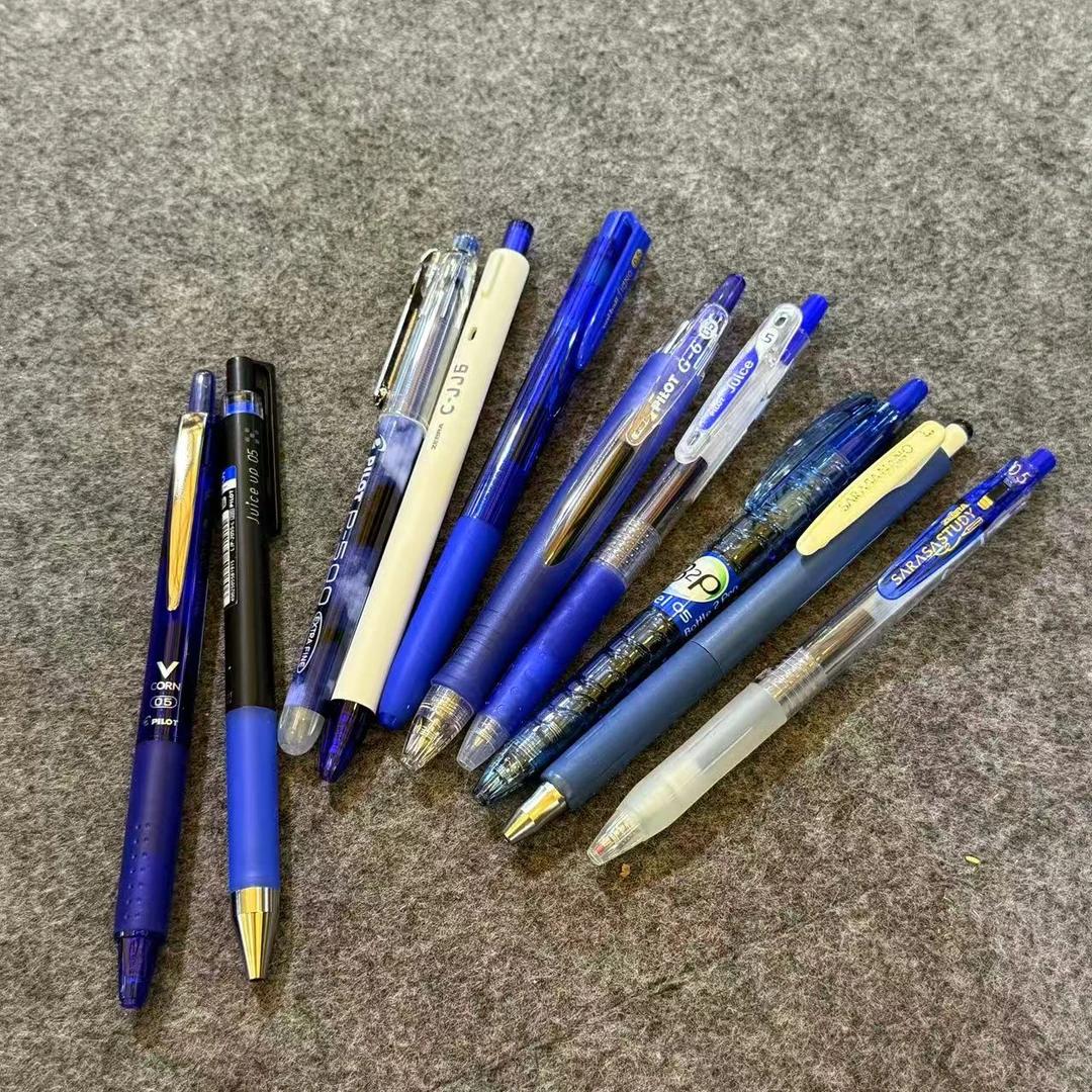 【中性笔福利】进口笔大集合-蓝色多闹合