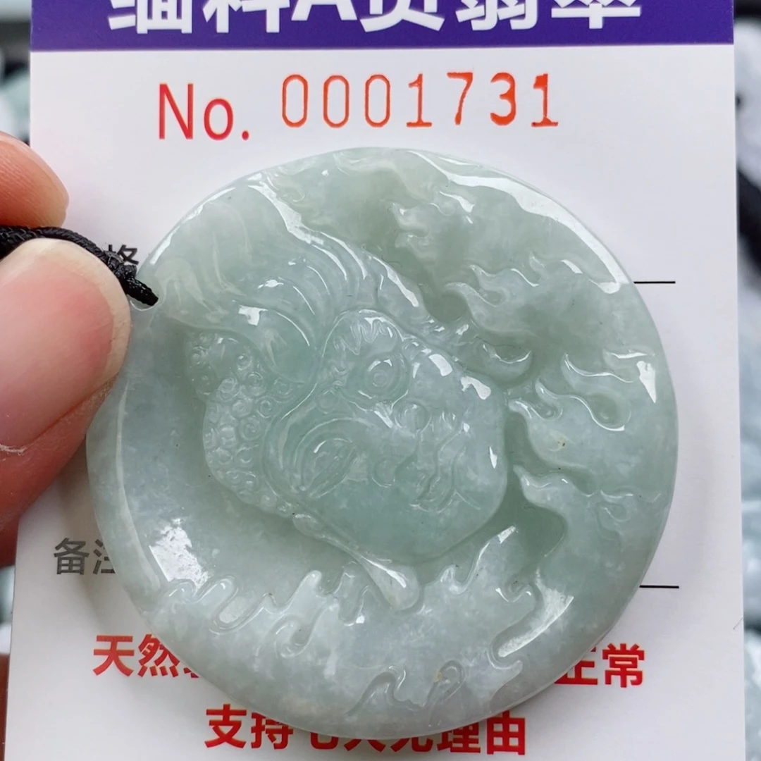 翡翠未镶嵌颈饰挂件