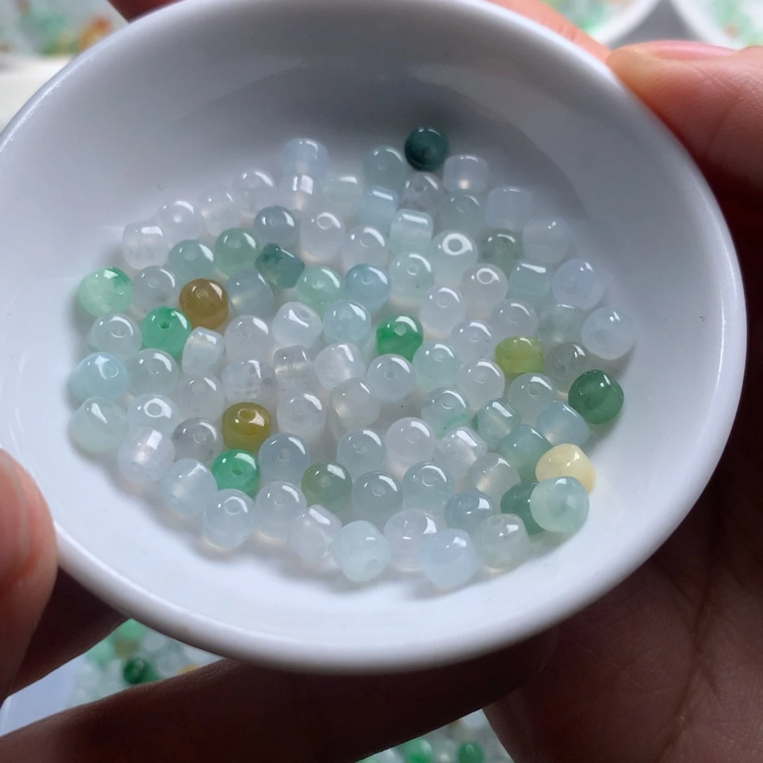 散珠翡翠多样性发货10颗卡4.9尺寸