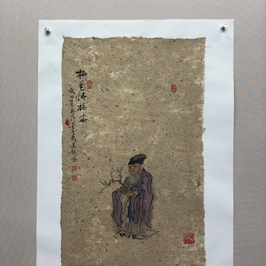国画艺术家真人手绘