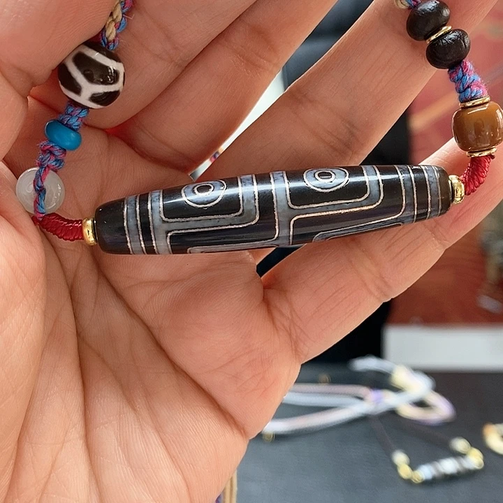 玛瑙/玉髓颈饰合金