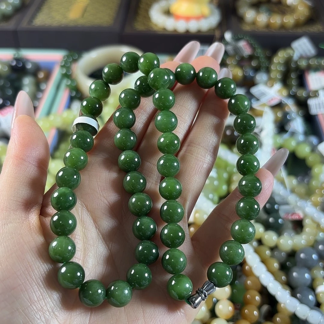 和田玉未镶嵌手链144