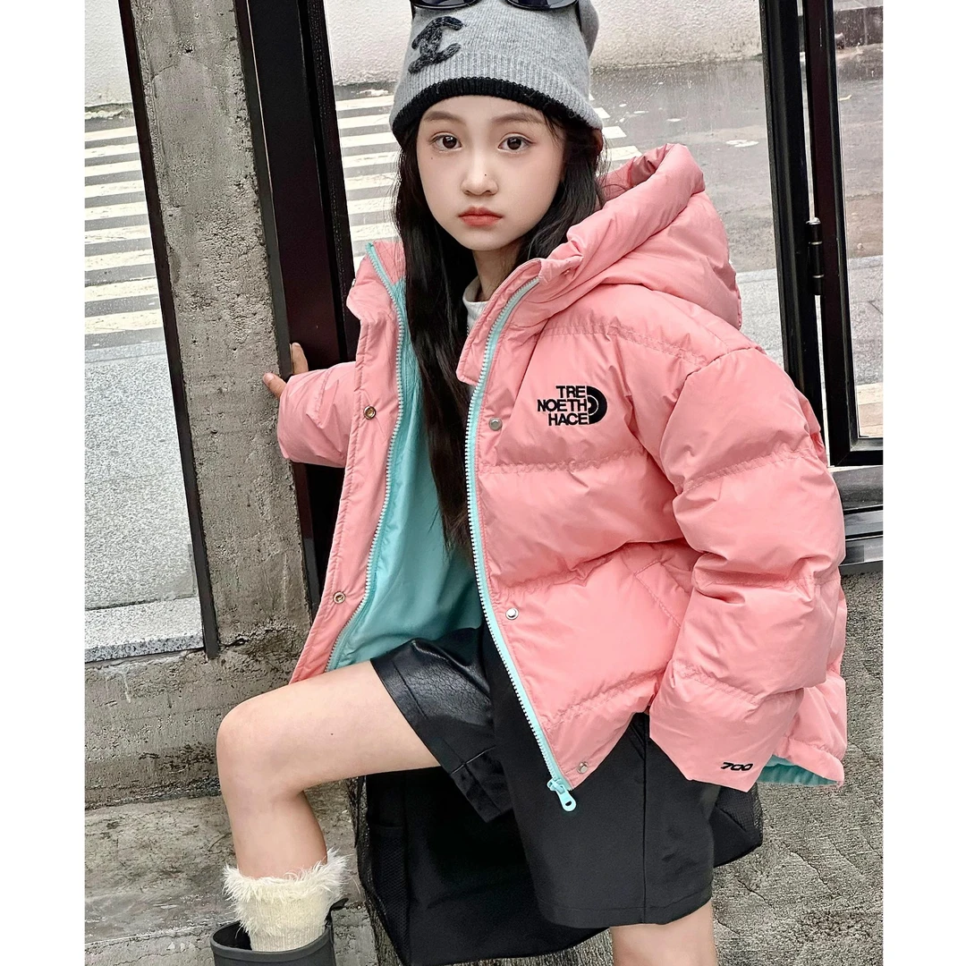 儿童羽绒服2024新款洋气女宝宝韩版男童冬季加厚女孩短款羽绒外套