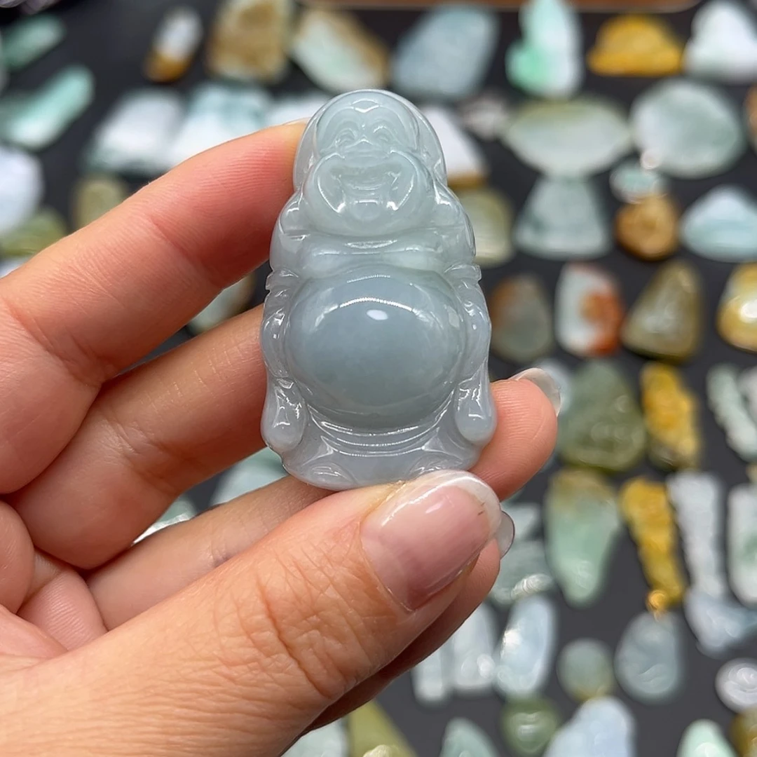 【闪购商品】翡翠颈饰未镶嵌站佛