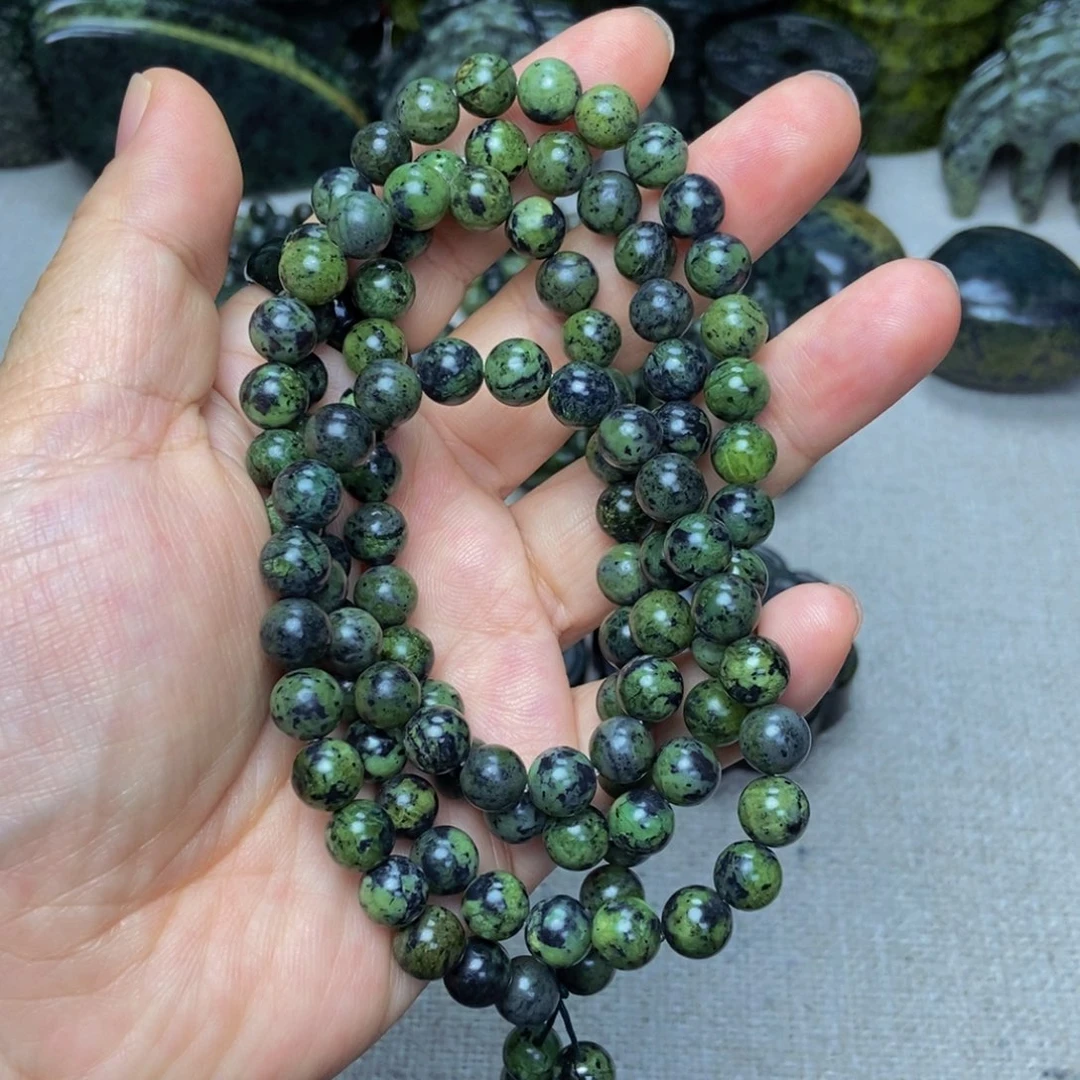 蛇纹石玉手链未镶嵌