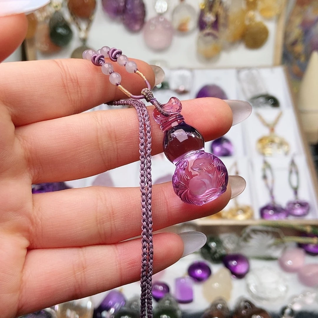 水晶未镶嵌吊坠(赠链)