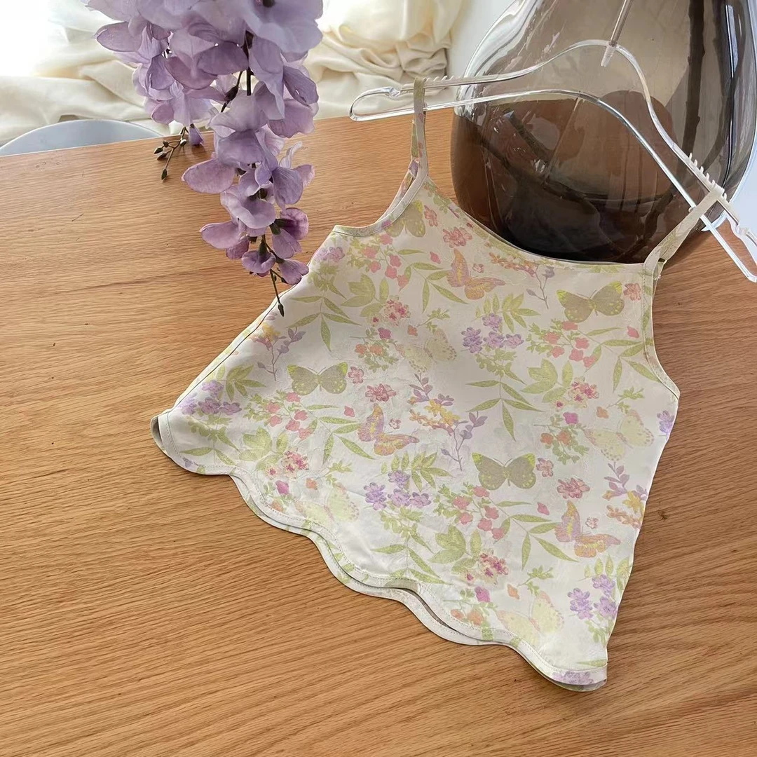 【喜儿定制】X夏季新款百搭时尚花吊带汉服休闲女童透气