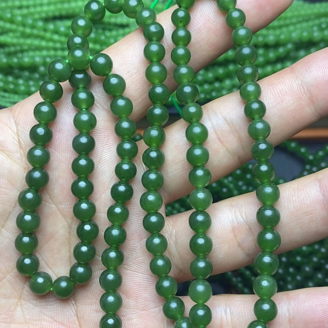 和田玉（碧玉）未镶嵌项链