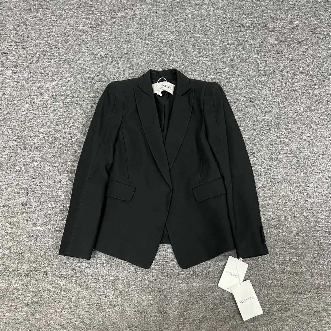 99新 Valentino/华伦天奴 黑色 西装外套 38码
