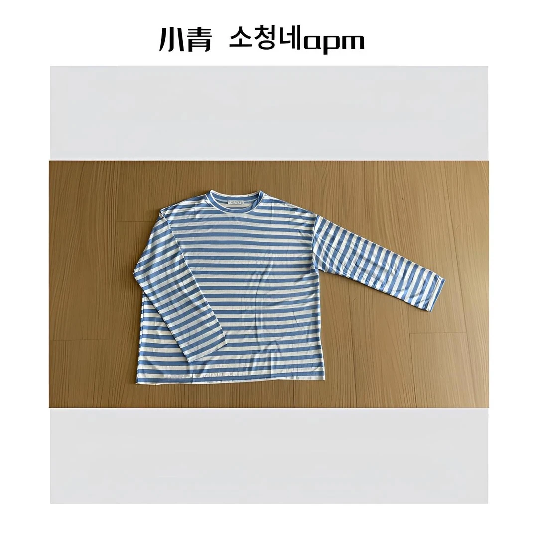 韩国东大门 CEL/轻薄条纹T恤