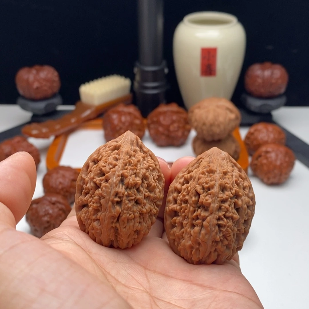 核桃把件35-39-45大蒜头-全品