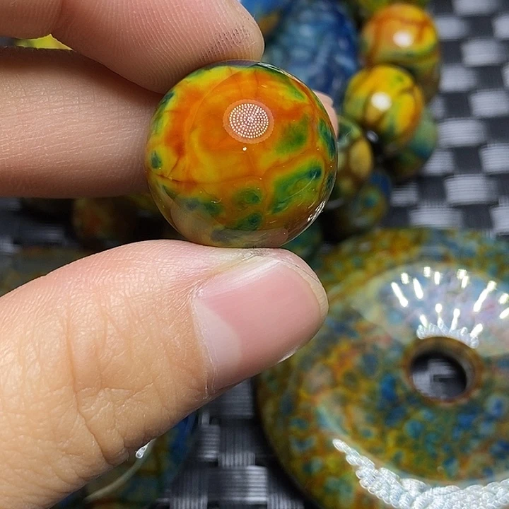 淘***淘玛瑙/玉髓合金颈饰