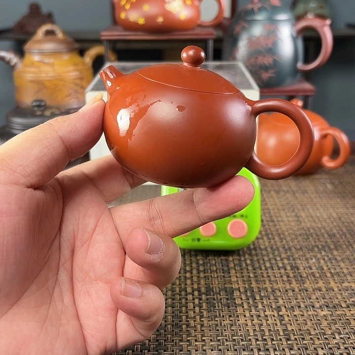 紫砂茶壶宜兴原矿泥料手工紫砂壶