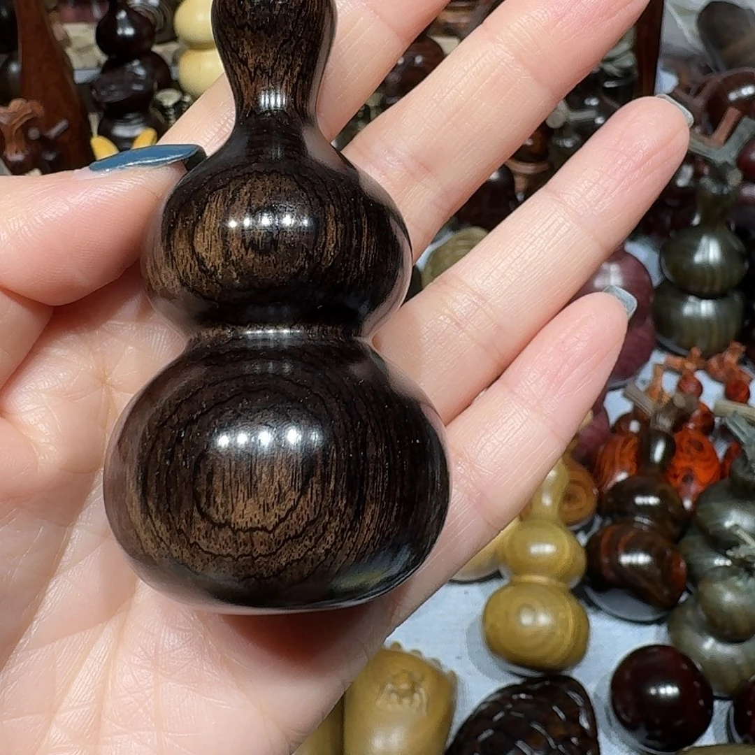 李***升香榧木紫光檀直径4.0葫芦