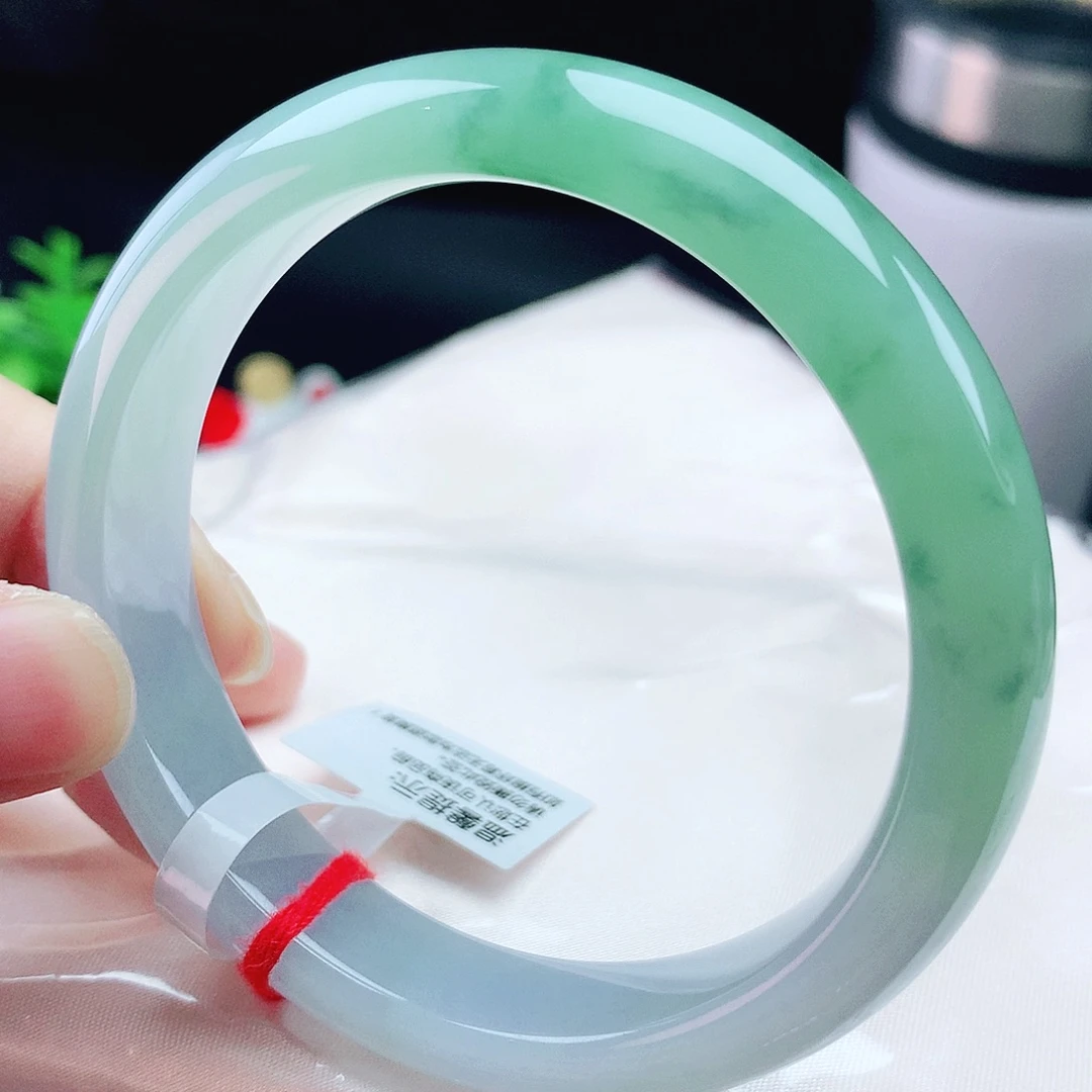 未镶嵌手镯翡翠57+圈