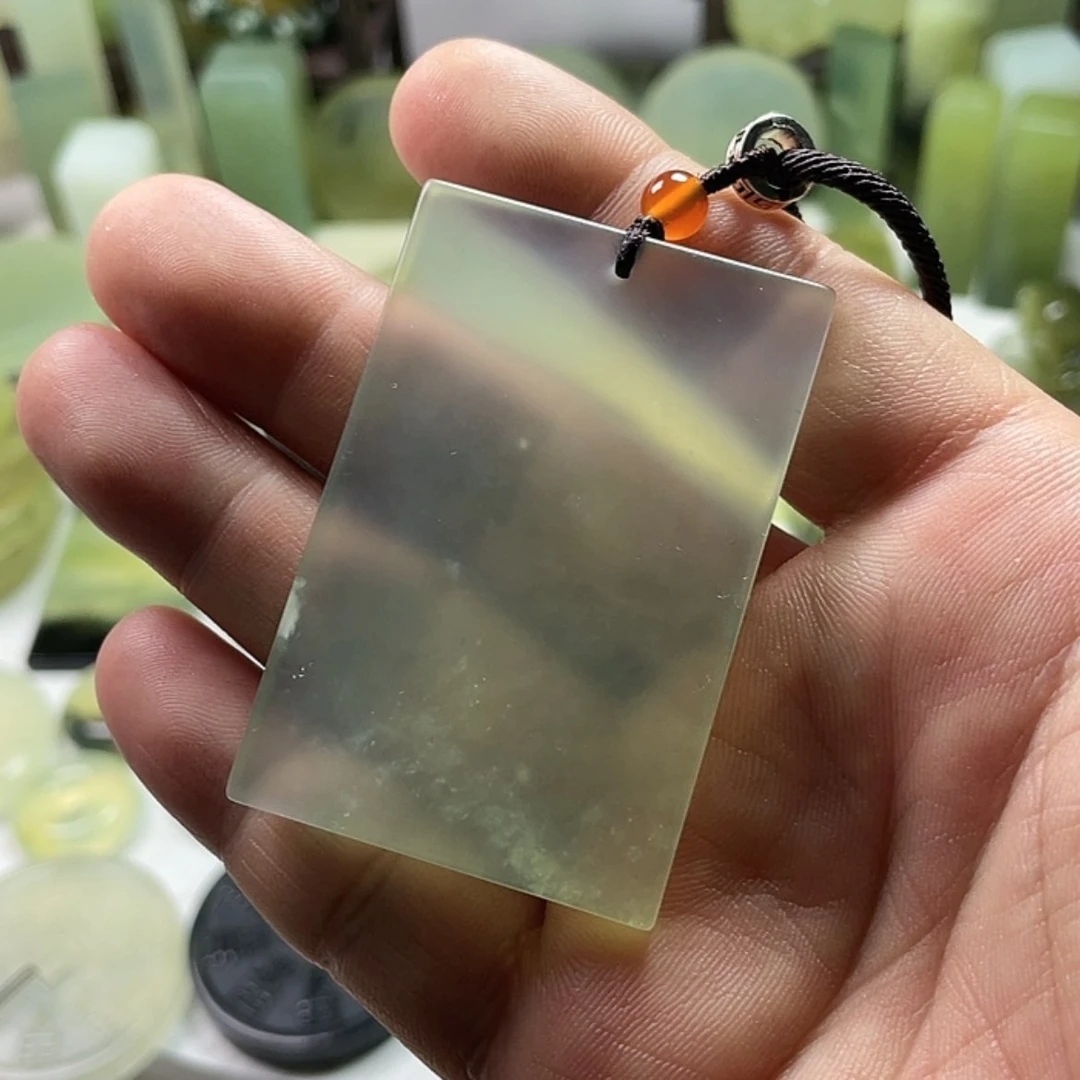 【闪购商品】岫玉挂件未镶嵌彰****，