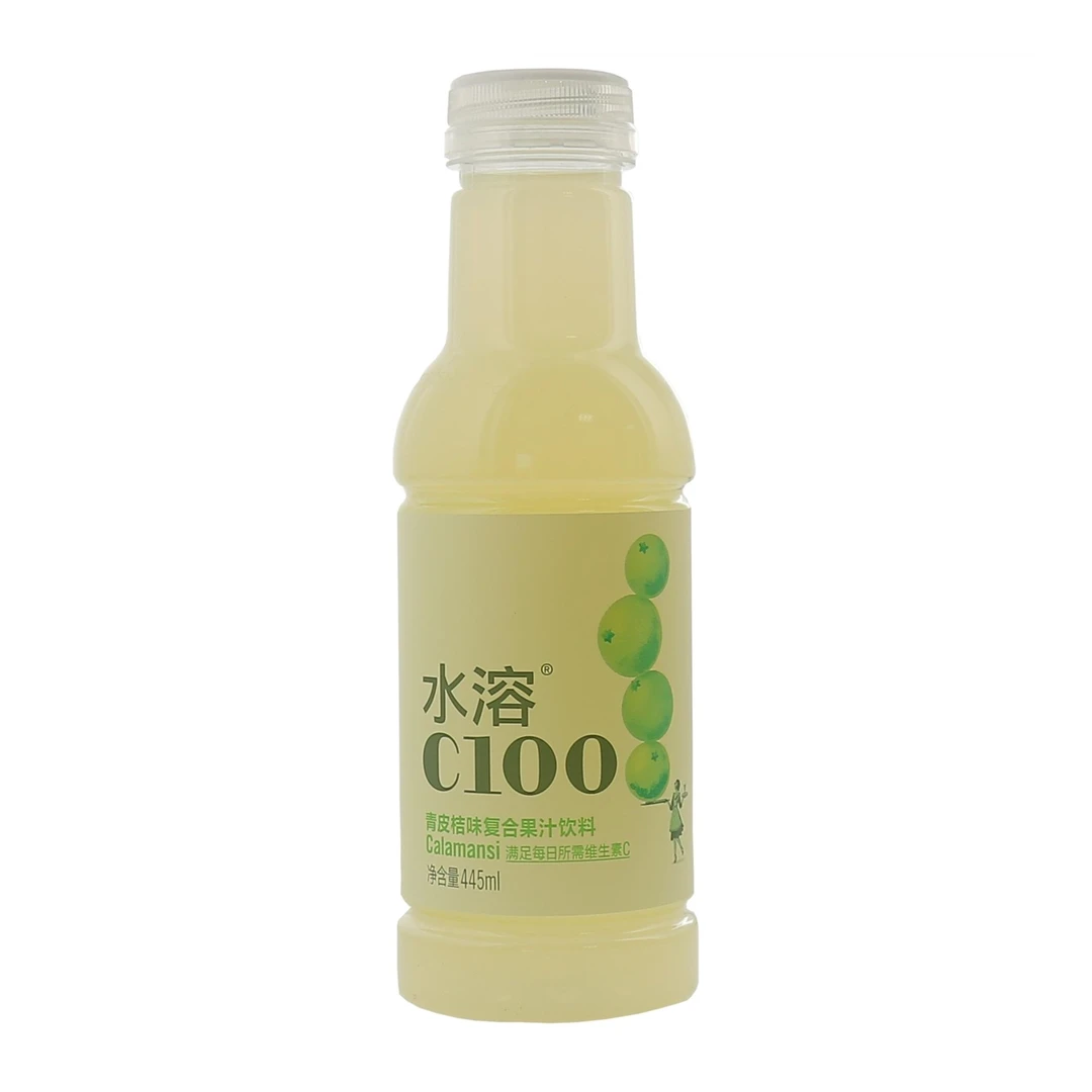 水溶C100青皮桔味复合果汁饮料 445ml