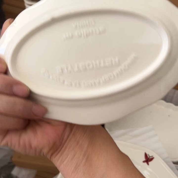 瓷片默认瑕疵上商品蝴蝶结8个