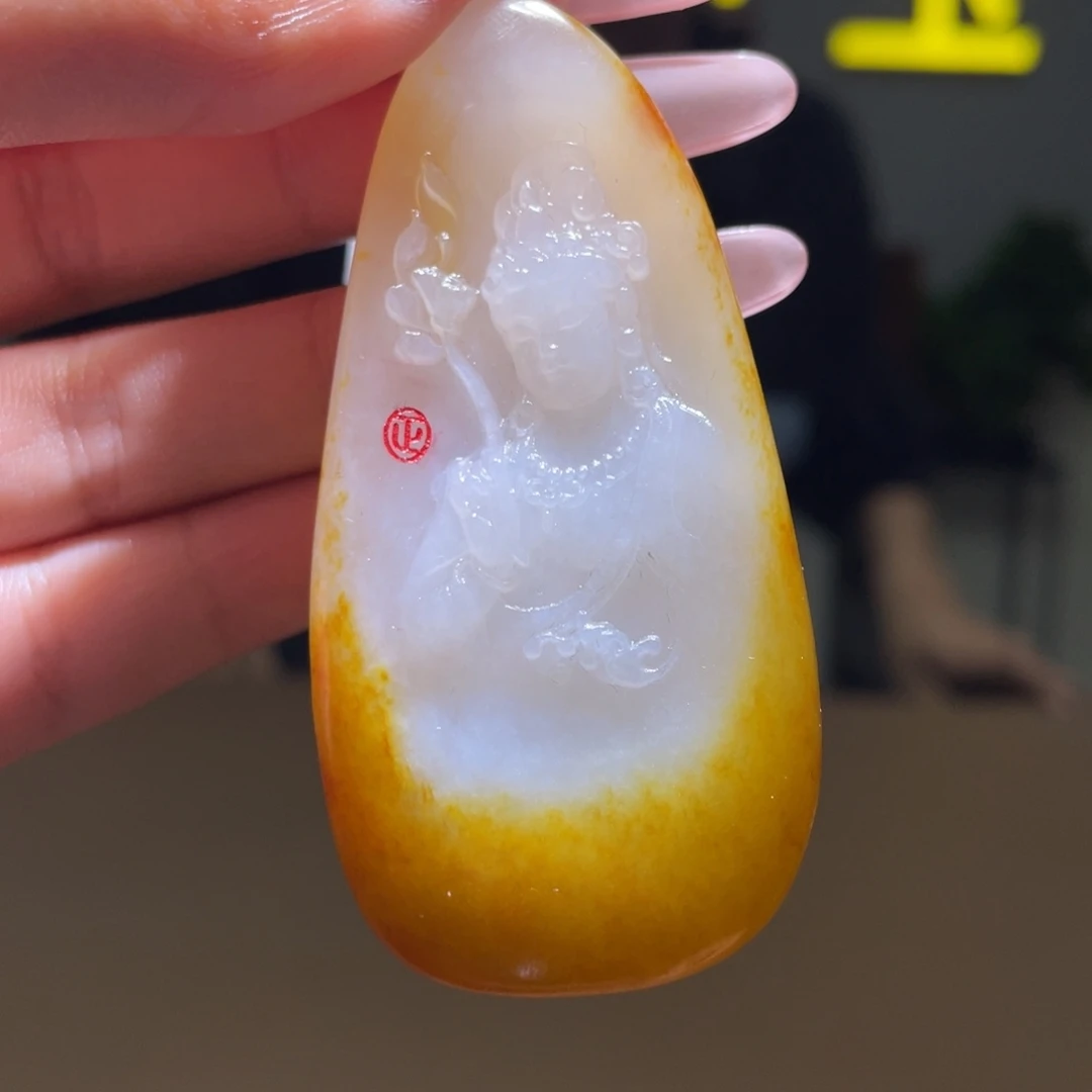 和田玉未镶嵌颈饰D2