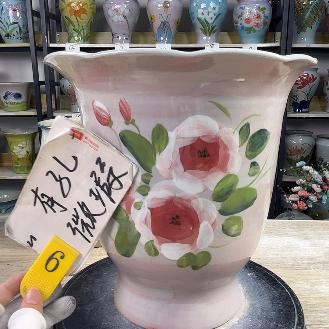 罐1tc景德镇陶瓷花盆